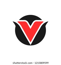 Letter V Logo Template Design, Vector, Emblem, Concept Design, Creative Symbol, Icon
