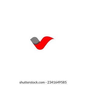 Letter V Logo Template Design Vector Illustration Design Editable Resizable EPS 10. 3D Colorful V letter logo.