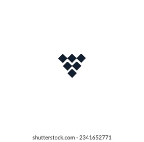 Letter V Logo Template Design Vector Illustration Design Editable Resizable EPS 10. Technology V letter logo.