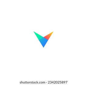 Letter V Logo Template Design Vector Illustration Design Editable Resizable EPS 10.
