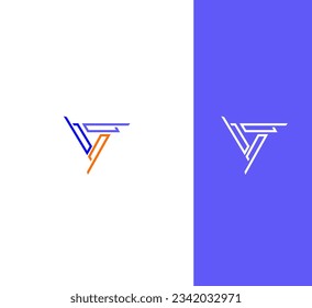Letter V Logo Template Design Vector Illustration Design Editable Resizable EPS 10.