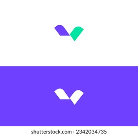 Letter V Logo Template Design Vector Illustration Design Editable Resizable EPS 10.