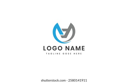 Letter v Logo template design