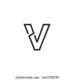 Letter V Logo Template Illustration Design