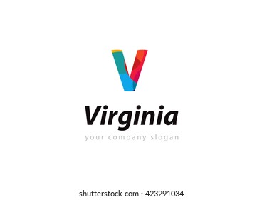 letter V logo Template for your company