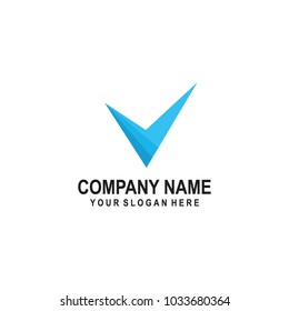 letter V logo vector