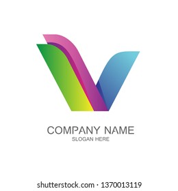 Letter V Logo Vector