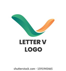 letter v logo vector design. 