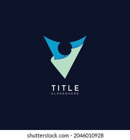 Letter V Logo Vector Design, better use for logo business