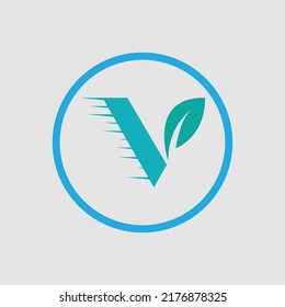 Letter V logo vector illustration design template