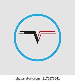 Letter V logo vector illustration design template