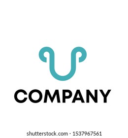 letter V logo vector sign unique Element modern template sign