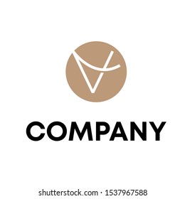 letter V logo vector sign unique Element modern template sign