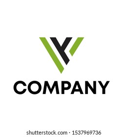 letter V logo vector sign unique modern concept template sign