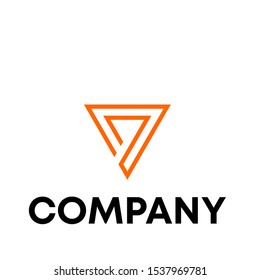 letter V logo vector sign unique modern concept template sign