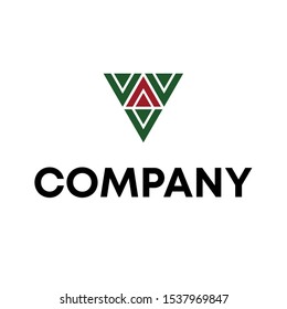letter V logo vector sign unique modern concept template sign