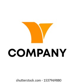 letter V logo vector sign unique modern concept template sign