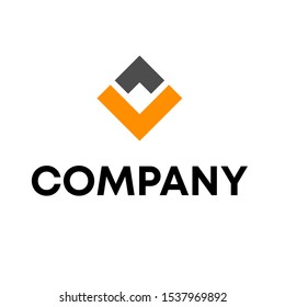 letter V logo vector sign unique modern concept template sign