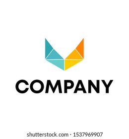 letter V logo vector sign unique modern concept template sign