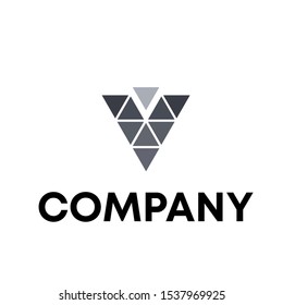letter V logo vector sign unique modern concept template sign