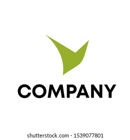letter v logo vector sign template