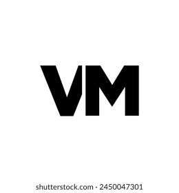 Buchstabe V und M, VM-Logo-Design-Vorlage. Minimaler anfänglicher Monogramm-Logotyp.
