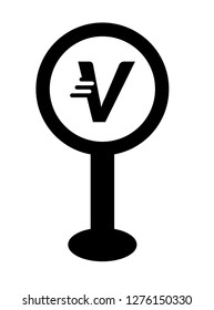 letter V and map pin. logo concept. Designed for your web site design, logo, app, UI