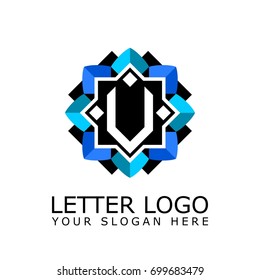Letter V Media Logo