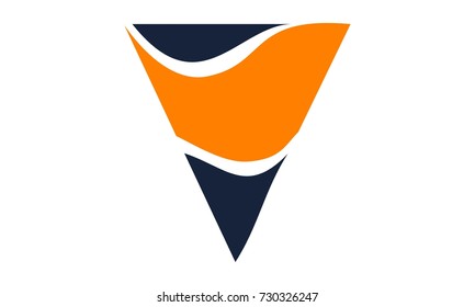 Letter V Modern Logo 