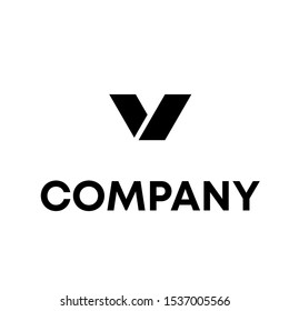 Letter V Modern Logo Design vector
