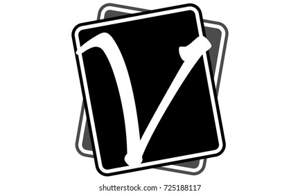 Letter V Modern Logo Solution 