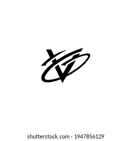 Letter V monogram logo design vector