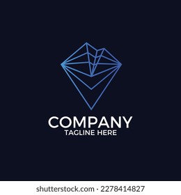 Letter V Mountain Logo Template has been designed for everyone.