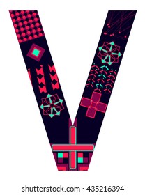 Letter V from my letter collection