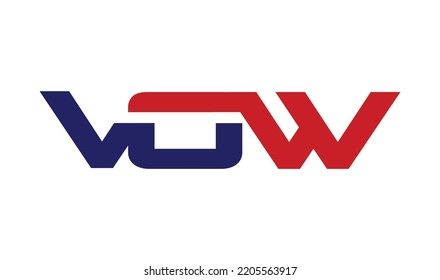 letter v, o, w, vo, ow and vow logo with kettlebell, gym and fitness logo