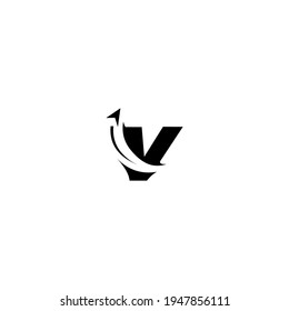 v logotipo último modelo vectorial