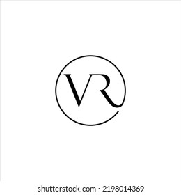 Letter V R Logo Vector Sun Stock Vector (Royalty Free) 2198014369 ...