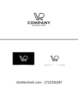 Letter V and R Modern Logo Design Template