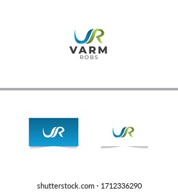 Letter V and R Modern Logo Design Template