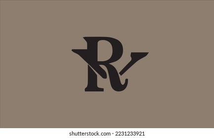 Logo für Buchstaben V und R