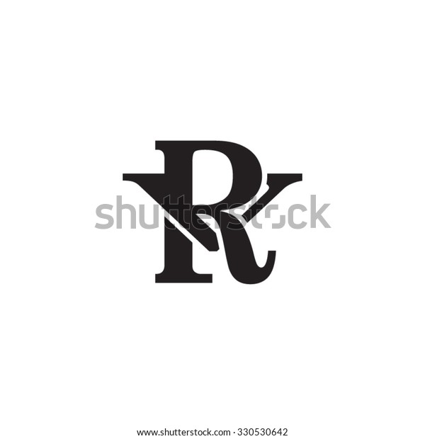 Download Letter V R Monogram Logo Stock Vector (Royalty Free) 330530642