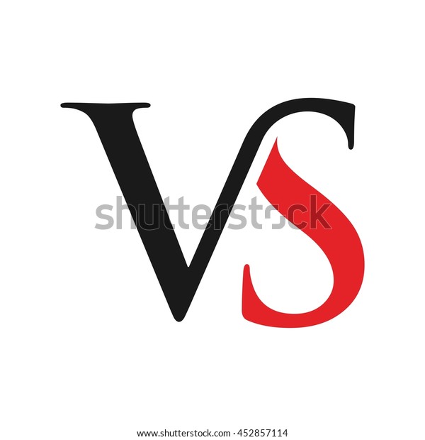 Letter V S Logo Vector Stock Vector Royalty Free 452857114