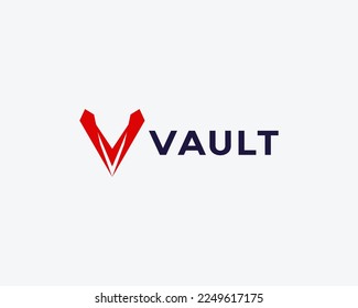 Letter V Simple Monogram Logo