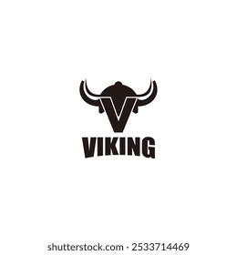 A letra V representa o modelo Viking com Vetor de Chapéu Viking