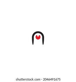 
letter A and v symbol simple logo vector
