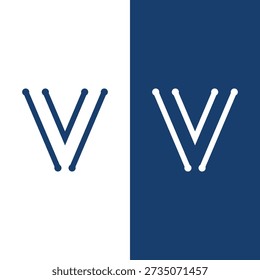 Letter V Technology  Logo Design Template Stock Vector And Vector Art.