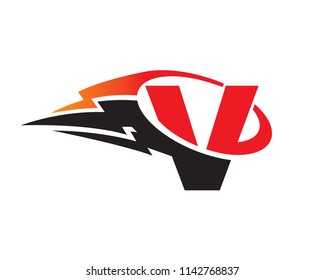 Letter V Template Design Vector, Emblem, Concept Design, Creative Symbol, Icon