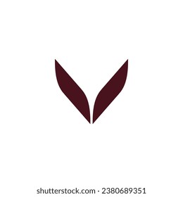 Letter v typography power abstract technology game nature entertainment wild adventure digital marketing political hunting logo design brand identity linked communication icon symbol editable 