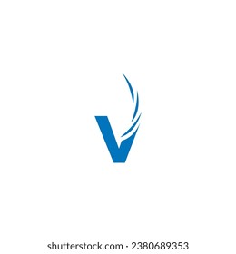 Letter v typography power abstract technology game nature entertainment wild adventure digital marketing political hunting logo design brand identity linked communication icon symbol editable 