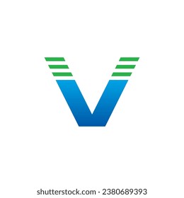 Letter v typography power abstract technology game nature entertainment wild adventure digital marketing political hunting logo design brand identity linked communication icon symbol editable 